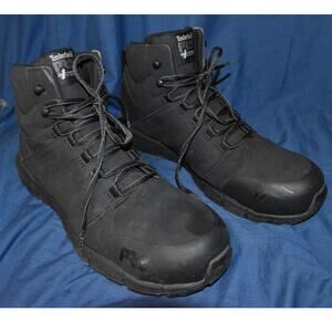Timberland Pro Men's 13M Radius Composite High Toe Work Boots Black Shoes